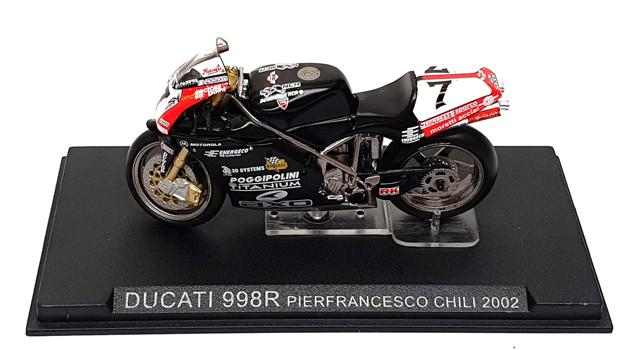 Altaya 1/24 Scale AMB12M - Ducati 998R #7 Pierfrancesco Chili 2002