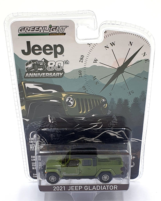 Greenlight 1/64 Scale 28080-F - 2021 Jeep Gladiator 80th Anniversary