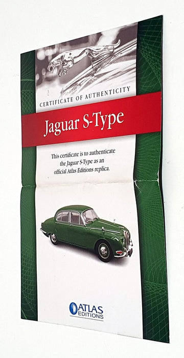 Atlas Editions 1/43 Scale 4 641 125 - Jaguar S-Type - Green