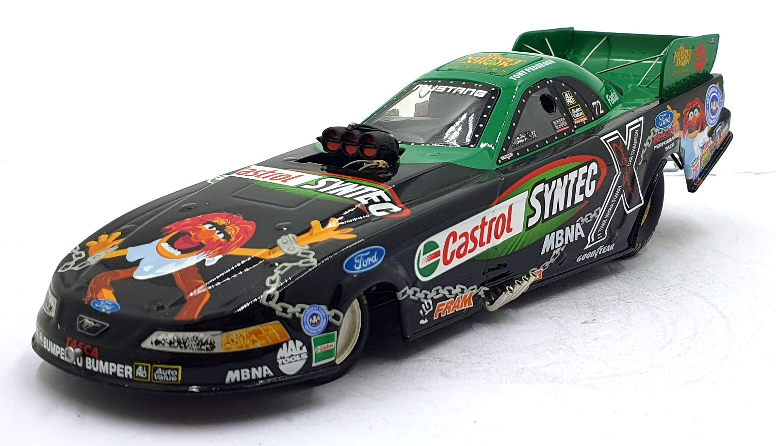 Action 1/24 Scale 102862 - Mustang Funny Car Dragster 2002 - Pedregon