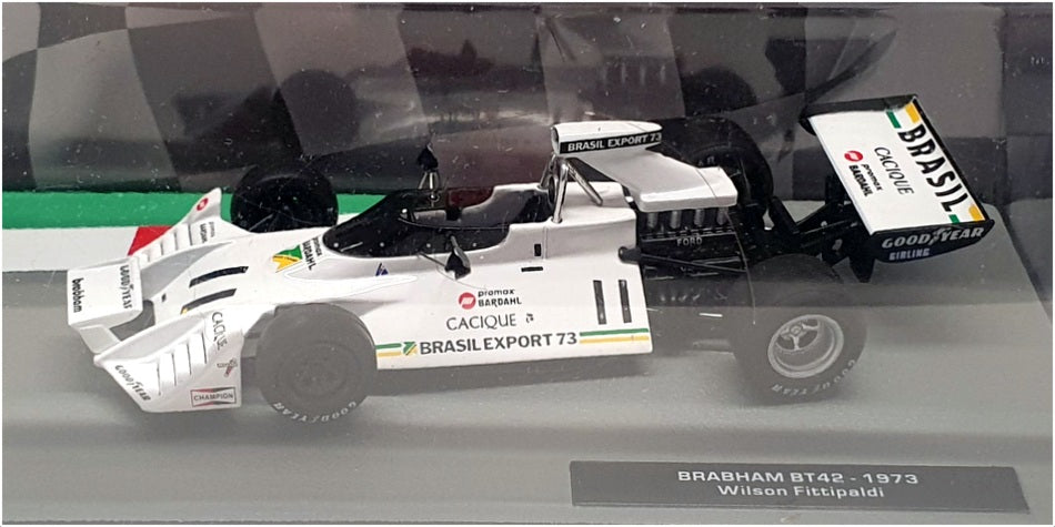 Altaya 1/43 Scale 141223G - F1 Brabham BT42 1973 - #11 W. Fittipaldi