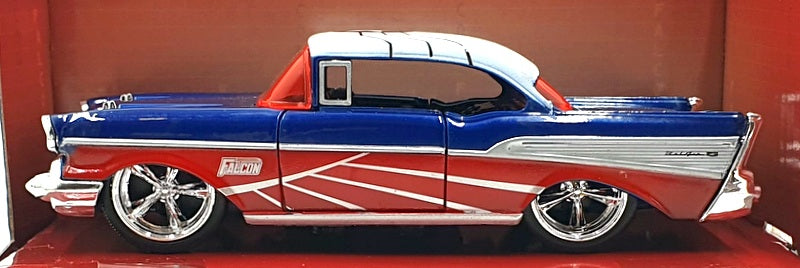 Jada 1/32 Scale Diecast 24078 - 1957 Chevrolet Bel Air Marvel Avengers Falcon