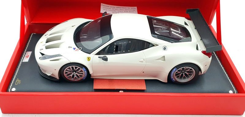 MR Models 1/18 Scale FERR05B - Ferrari 458 Italia GT2 - White