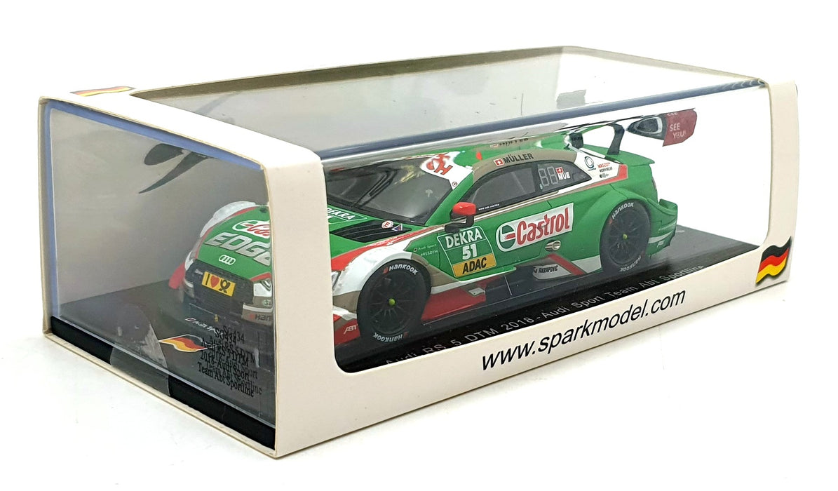 Spark 1/43 Scale SG434 - Audi RS 5 DTM 2018 Sportline #51