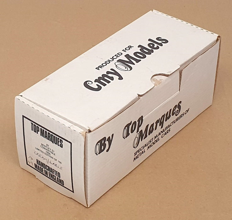 Top Marques 1/43 Scale B7 - 1955 Bentley S1 Convertible - Cream/Sable