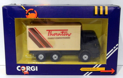 Corgi Appx 1/50 Scale 12cm Long Diecast 1190 - Ford Cargo Box Van - Thorntons