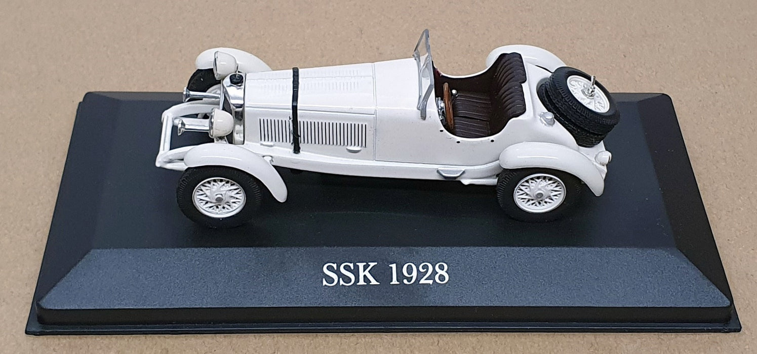 Altaya 1/43 Scale Diecast ALSSK28 - 1928 Mercedes Benz SSK- White