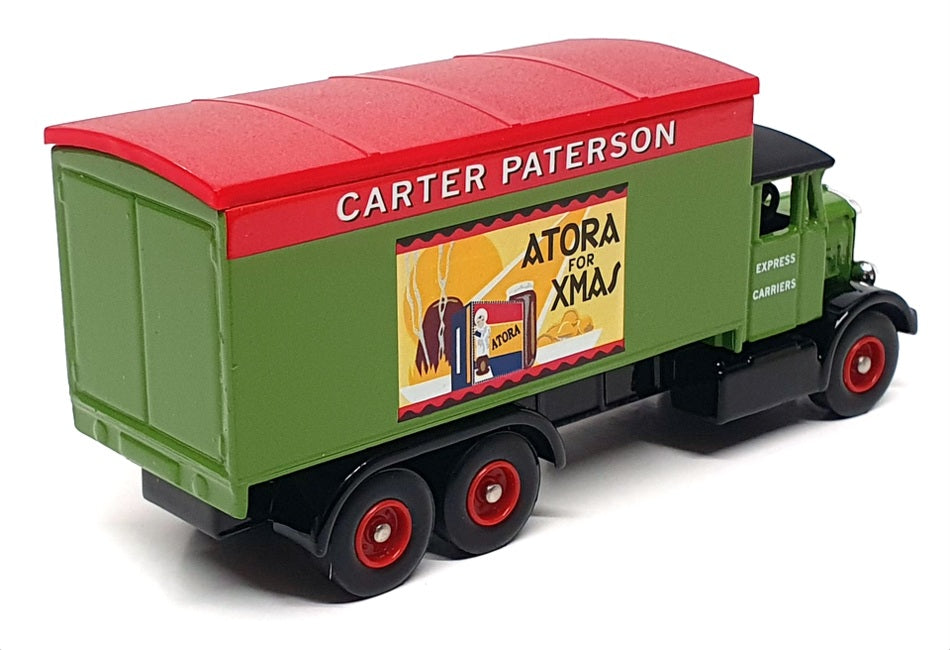 Lledo 1/76 Scale DG044031 Scammell 6W Box Van (Carter Peterson) Green/Red/Black