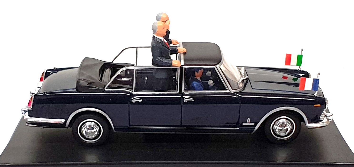 Starline 1/43 Scale 56041 Lancia Flaminia Pr. De Gaulle Montblanc 1965 Dk. Blue