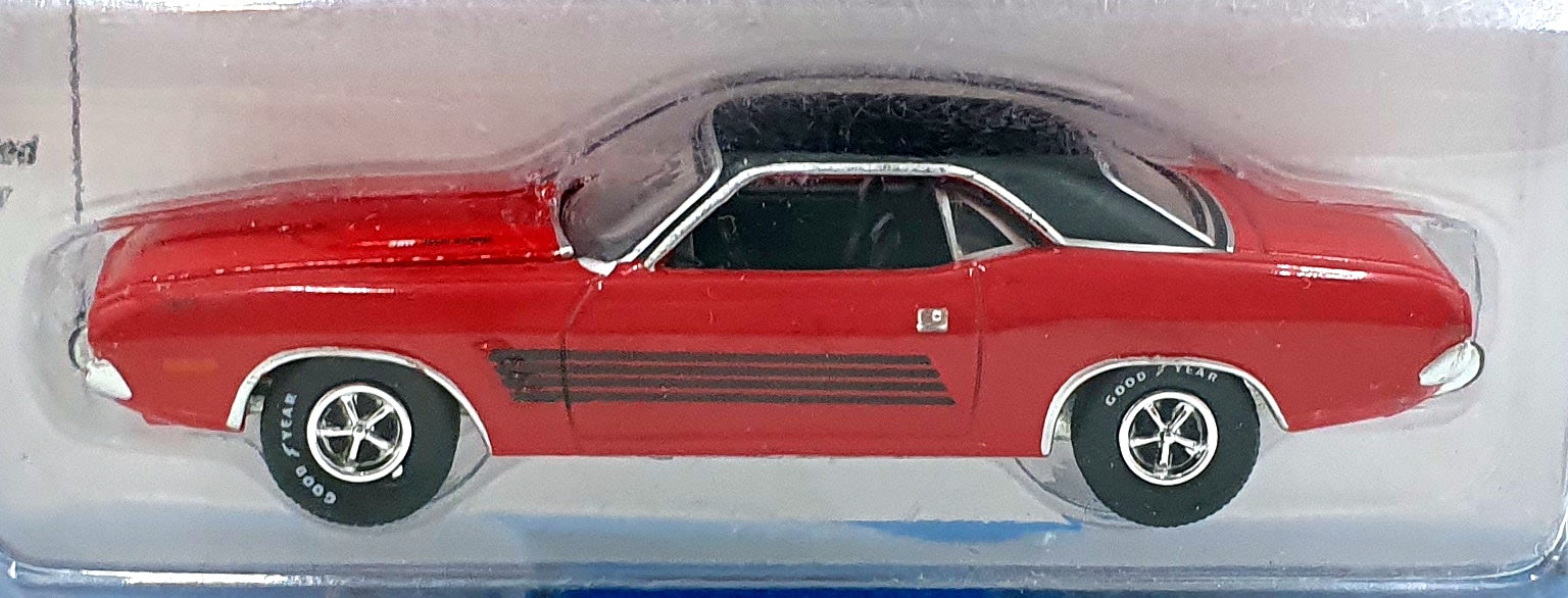 Auto World 1/64 Scale AW64382 - 1974 Dodge Challenger Rally - Red
