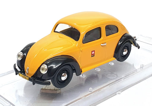 Vitesse 1/43 Scale 408.1 - 1949 Volkswagen Sedan Postes Suisses - Yellow/Black