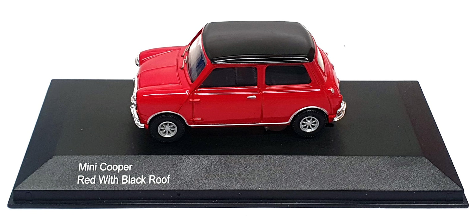Vanguards 1/43 Scale VA02500 - Mini Cooper - Red With Black Roof