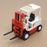 Diapet 1/24 Scale 011 - Nissan 25 BX Series Forklift Truck - White/Red