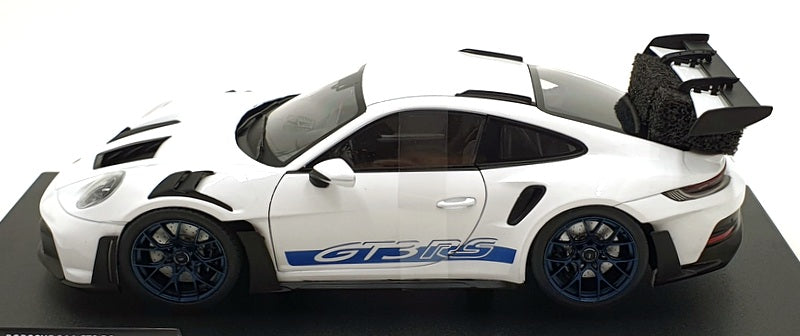 Solido 1/18 Scale S1812102 - 2024 Porsche 911 (992) GT3 RS - White/Blue