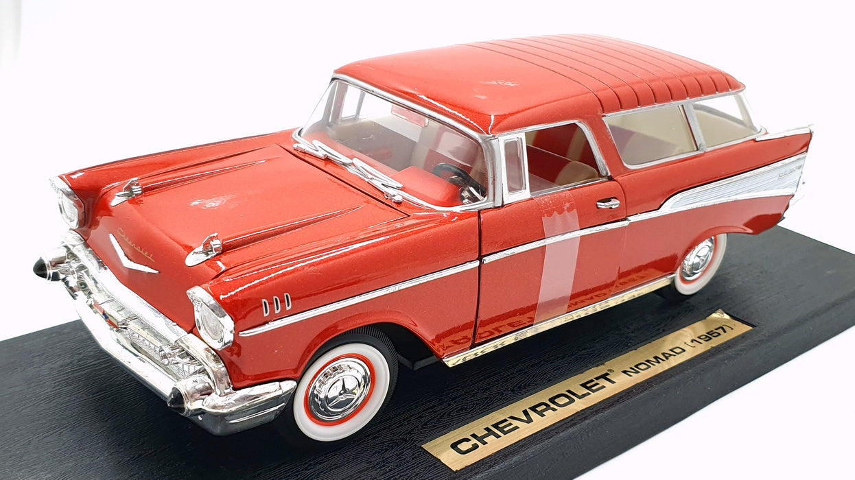 Road Tough 1/18 Scale Diecast 92088 - 1957 Chevrolet Nomad - Orange