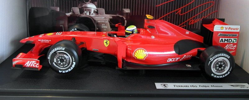 Hot Wheels 1/18 Scale diecast - P9966 Ferrari F60 2009 Fillipe Massa #3