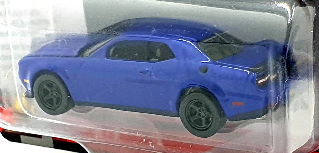 Auto World 1/64 Scale AWSP161 - 2018 Dodge Challenger SRT Demon - Blue