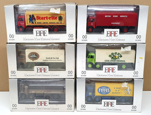 EFE 1/76 Scale EFE06PS - 6x AEC Mammoth (5) Trucks (1) Lorry Assorted Liveries