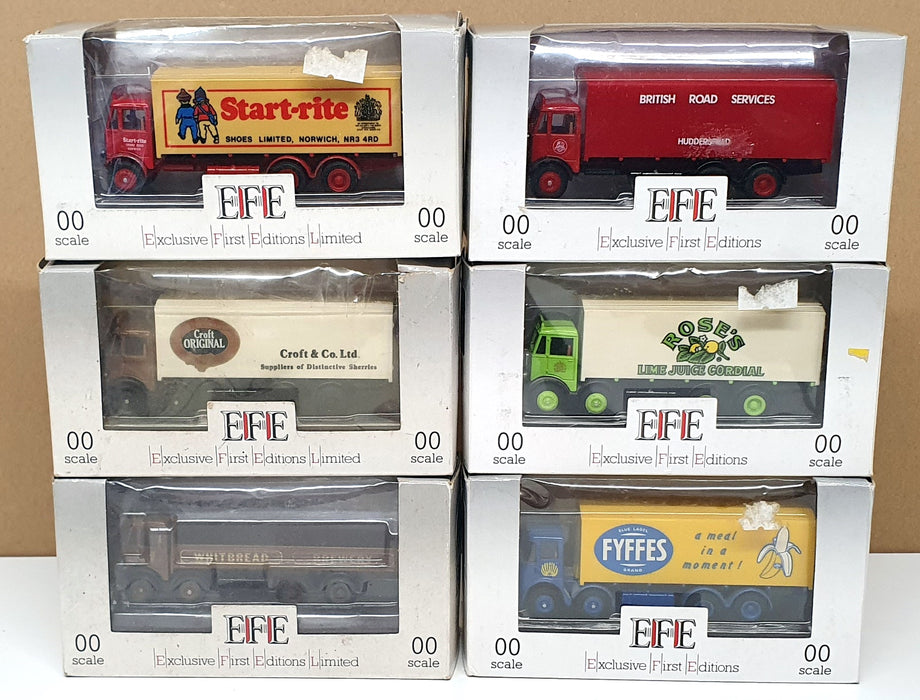 EFE 1/76 Scale EFE06PS - 6x AEC Mammoth (5) Trucks (1) Lorry Assorted Liveries