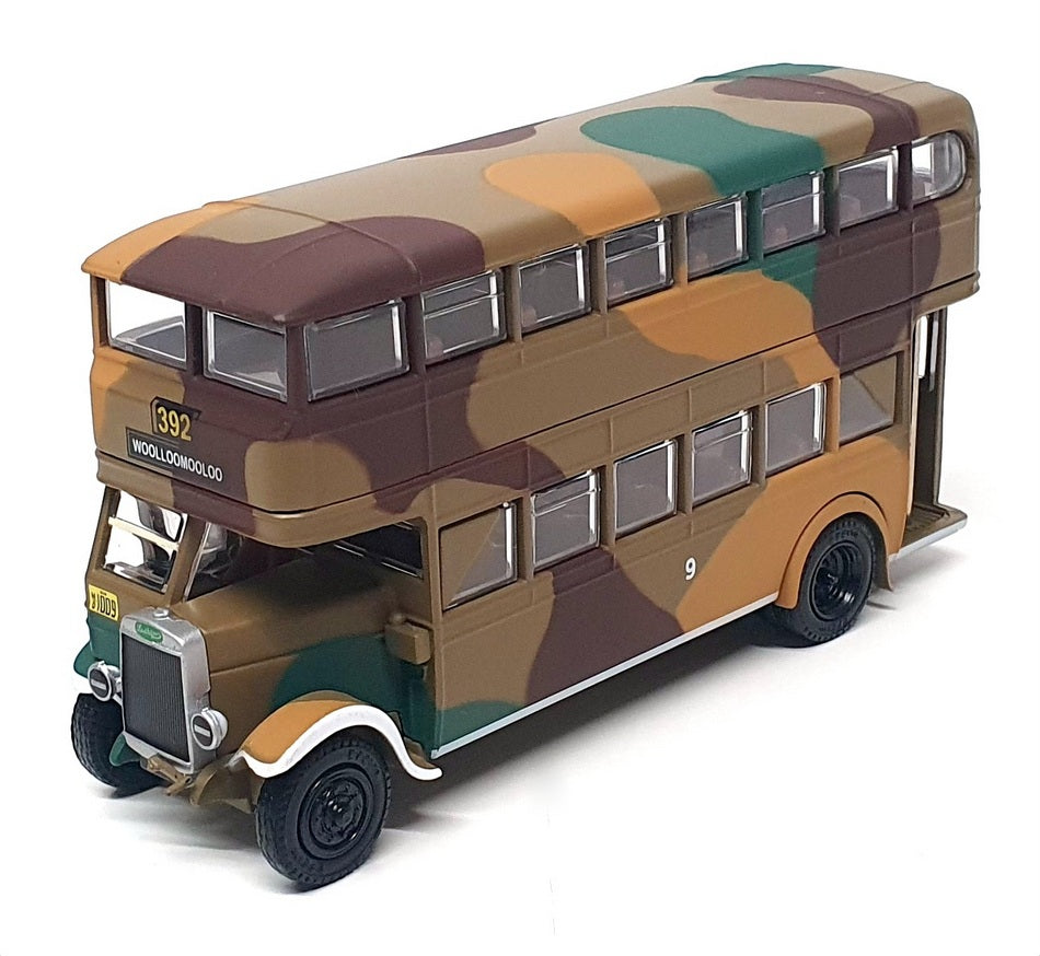 Trux 1/76 Scale TX3E - 1929 Leyland Titan TD1 Bus Woolloomooloo Army Camouflage