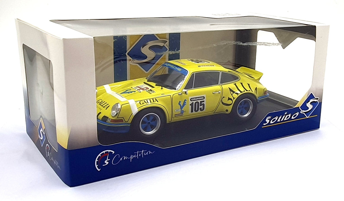 Solido 1/18 Scale Diecast S1801118 - Porsche 911 RSR #105 Tour Auto 1973