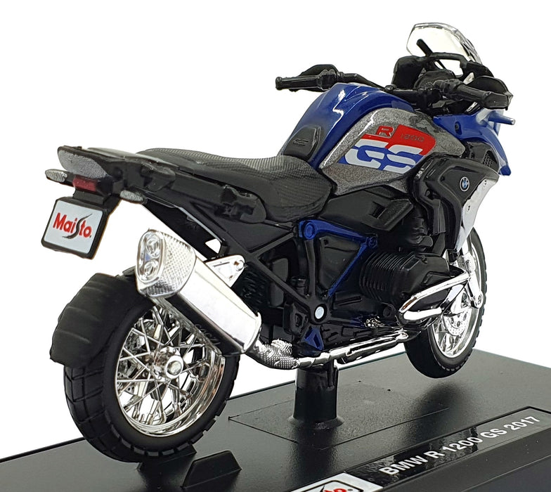 Maisto 1/18 Scale 17060 - 2017 BMW R 1200 GS Motorbike - Blue
