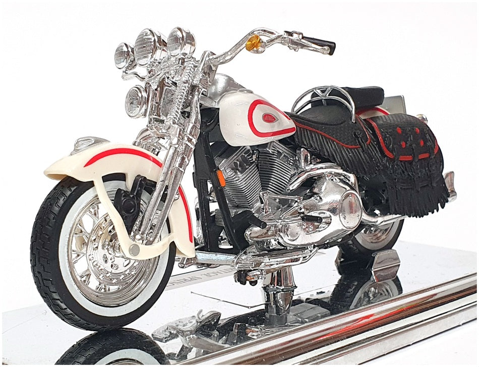 Maisto 1/18 Scale 39360 - Harley Davidson FLSTS Heritage Springer - White