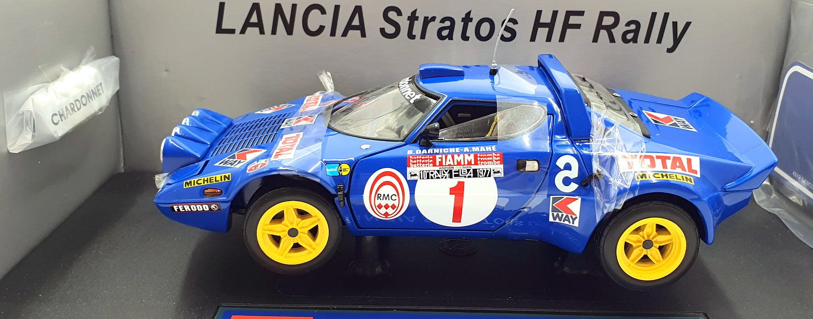 Sun Star 1/18 Scale 4512 - Lancia Stratos Rally Elba 1977 #1 B.Darniche