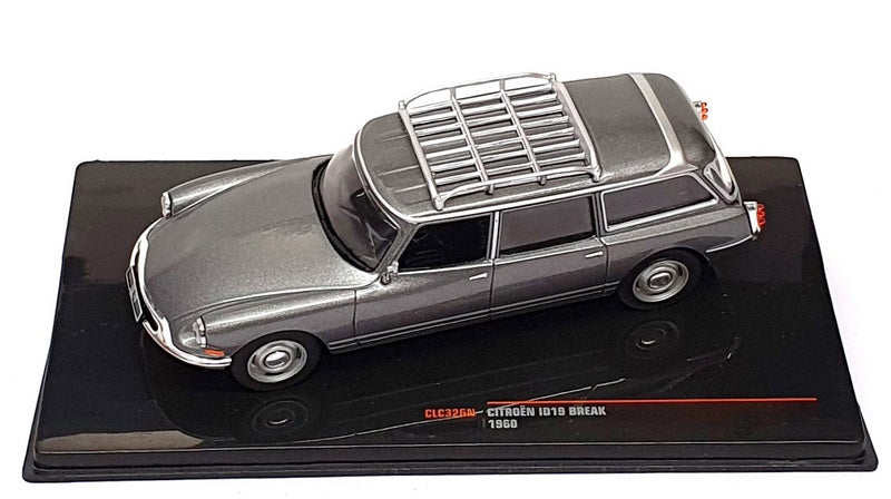 Ixo Models 1/43 Scale CLC326N - 1960 Citroen ID19 Break - Met. Grey