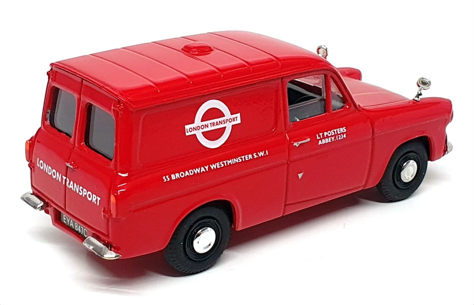 Vanguards 1/43 Scale VA4007 - Ford Anglia Van London Transport - Red