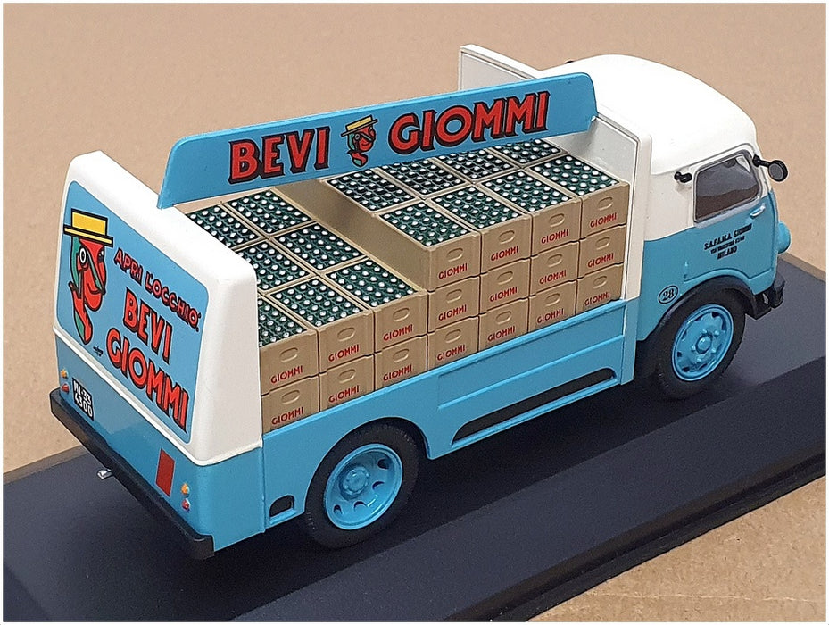 Altaya 1/43 Scale 19624Q - 1957 OM Leoncino Truck Portabottiglie - Blue/White