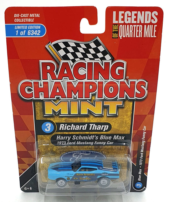 Racing Champions 1/64 Scale RC014 1973 Ford Mustang Funny Car Schmidt's Blue Max