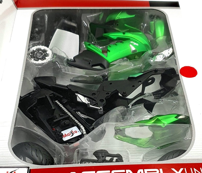 Maisto 1/12 Scale Diecast Kit 39197 - Kawasaki Ninja ZX - 14R Motorbike - Green
