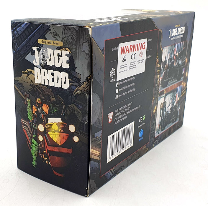 Hiya Toys Apprx 4" Tall 202148 - Judge Dredd And Lawmaster MKII Exquisite Mini