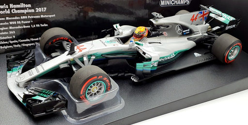 Minichamps 1/18 Scale 186 170044 - Mercedes F1 W08 L.Hamilton #44 2017 WC