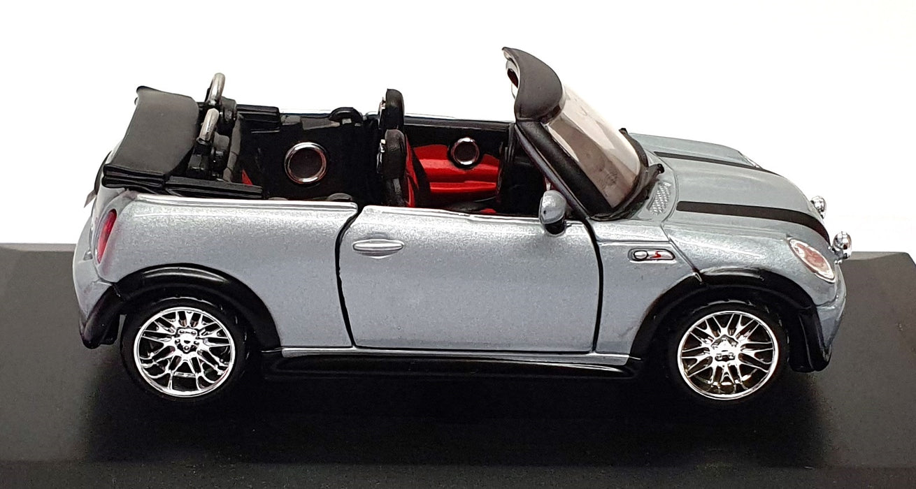 Burago 1/32 Scale Diecast 18-42000 - Mini Cooper S Cabrio - Greyish Blue