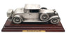 Danbury Mint 24cm Long Pewter 150326Q - 1929 Minerva Type AC Coupe + Plinth