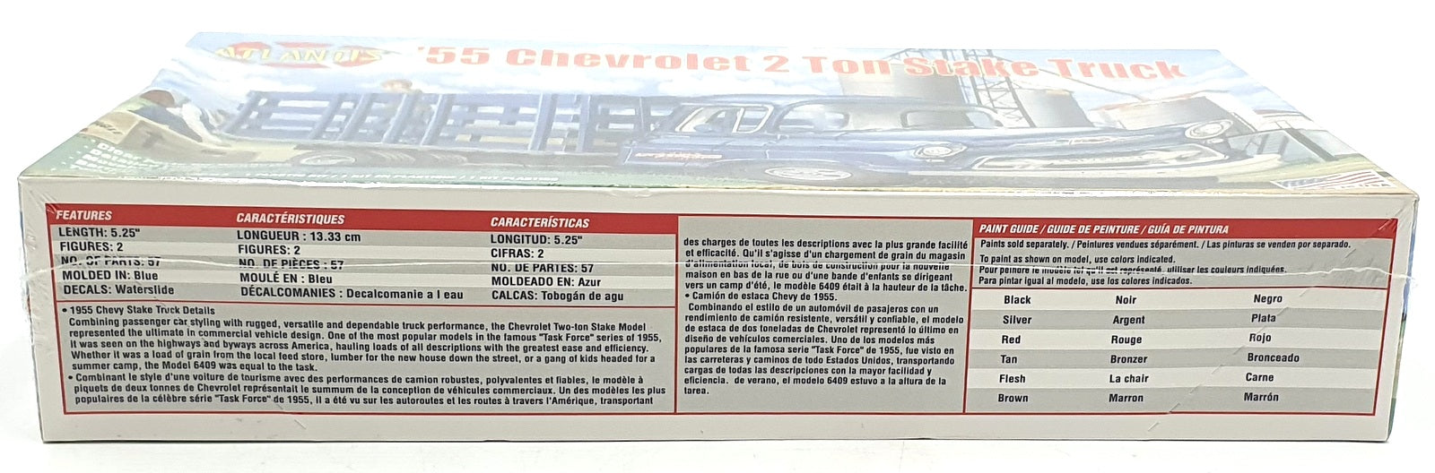 Atlantis Models 1/48 Scale Model Kit H1401 - 1955 Chevrolet 2 Ton Stake Truck