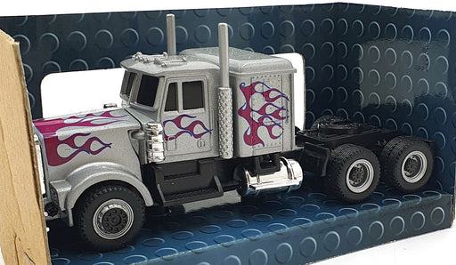 Cararama 1/43 Scale 00001 - Truck - Silver with Flames
