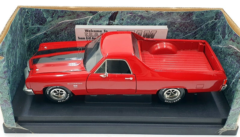 Ertl 1/18 Scale Diecast 7262 - 1970 Chevrolet El Camino SS454 - Red
