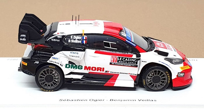 Spark 1/43 Scale S6690 - Toyota GR Yaris #1 2nd Monte Carlo Rally 2022