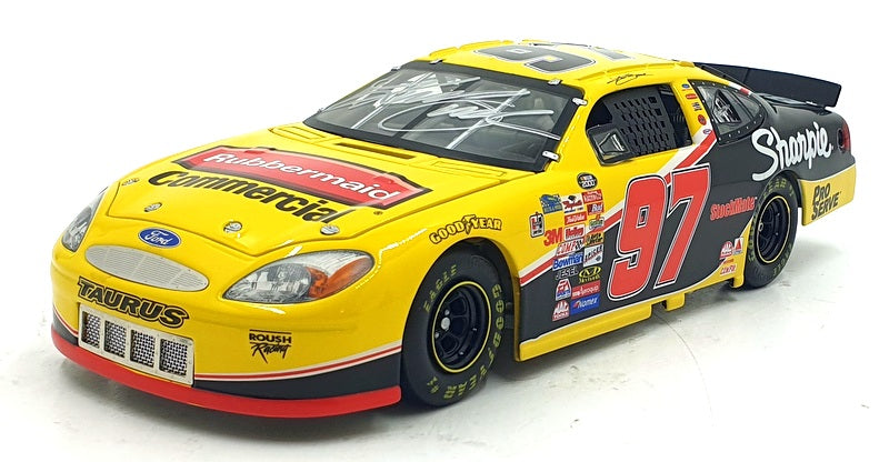 Kurt Busch Signed LE #97 Rubbermaid 2000 Taurus 1:24 Diecast Car (JSA