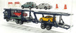 Cararama 1/72 Scale Diecast 000039 - Mercedes Benz Transporter and 4 Cars