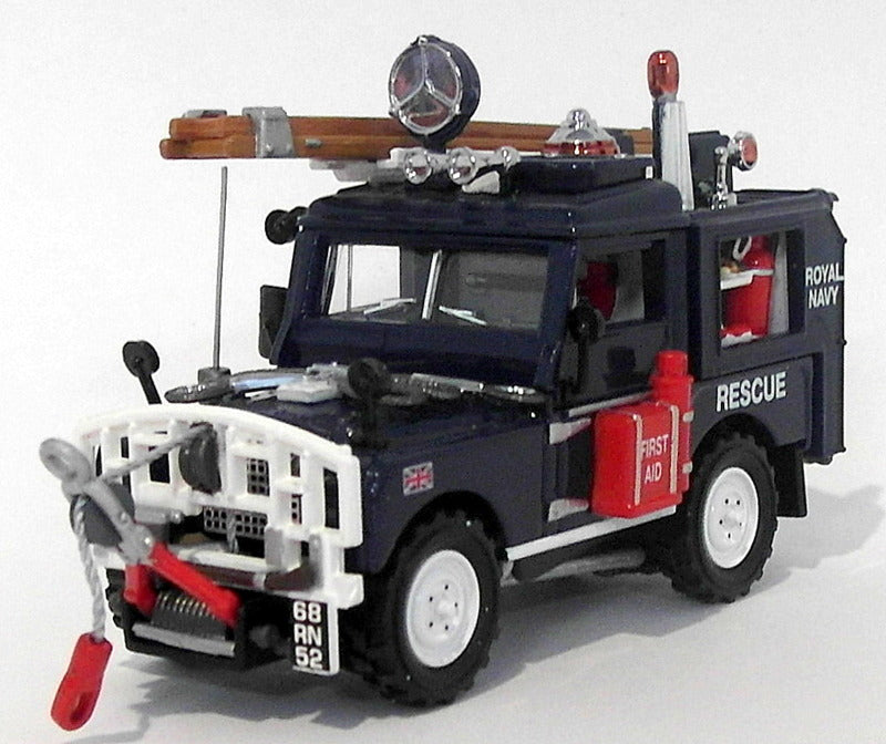 Matchbox 1/43 Scale Diecast YYM35188 - 1952 Land Rover Royal Navy Rescue Truck