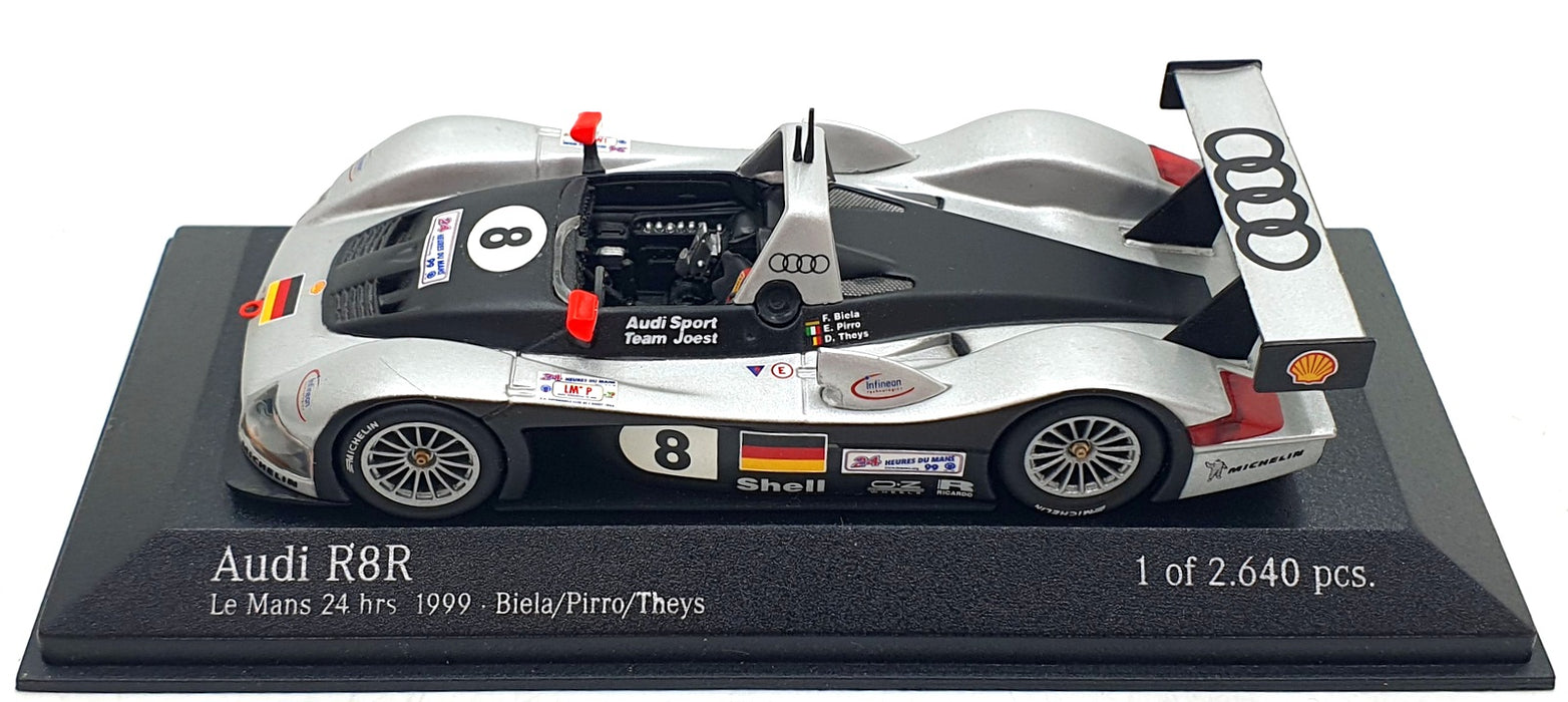 Minichamps 1/43 Scale Diecast 430 990908 - Audi R8 24h Le Mans 1999