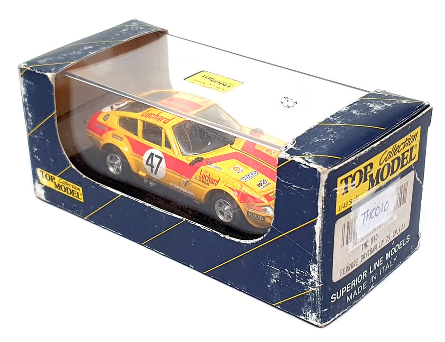 Top Model 1/43 Scale TMC010 - Ferrari 365 GTB4 Daytona #47 Le Mans 1975