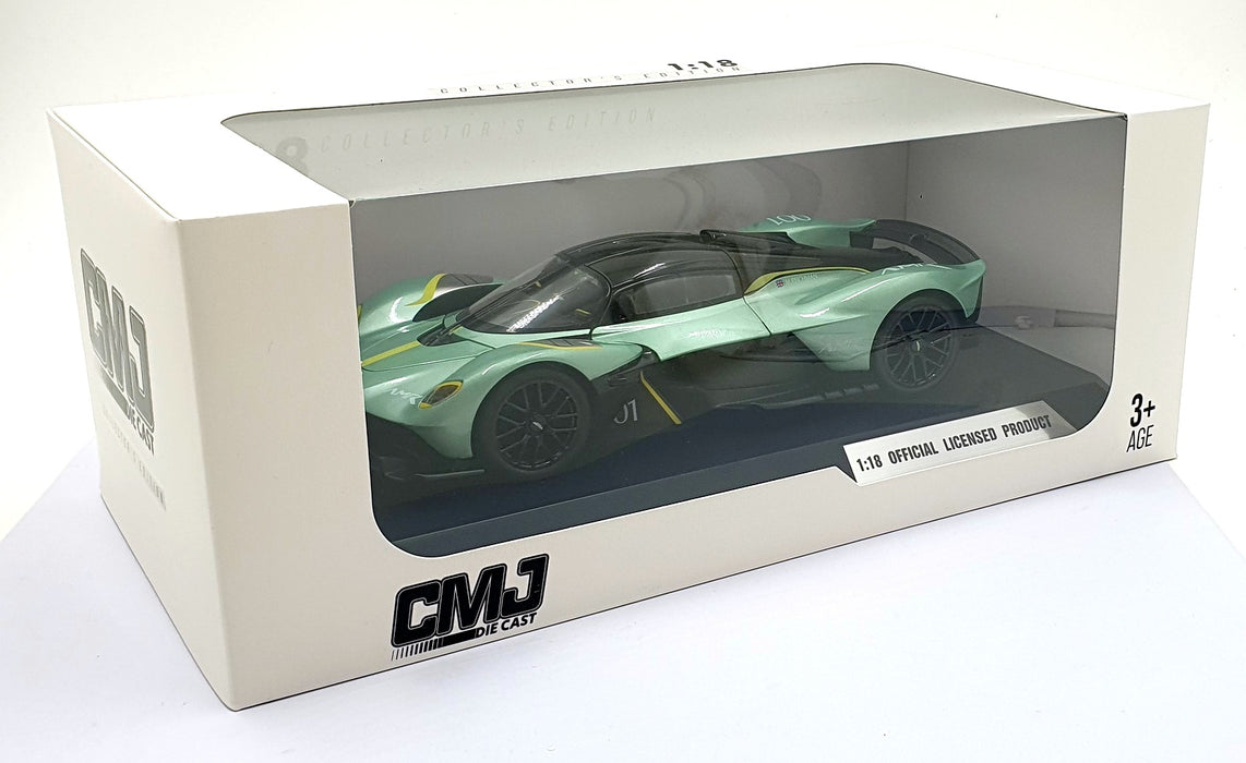 CMJ 1/18 Scale Diecast DC118AMVKSG - Aston Martin Valkyrie - Appletree Green