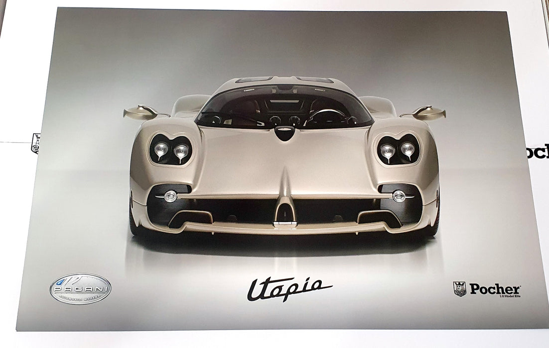 Pocher 1/8 scale Diecast Kit HK120 - Pagani Utopia Coupe - Rinascimento Lucido