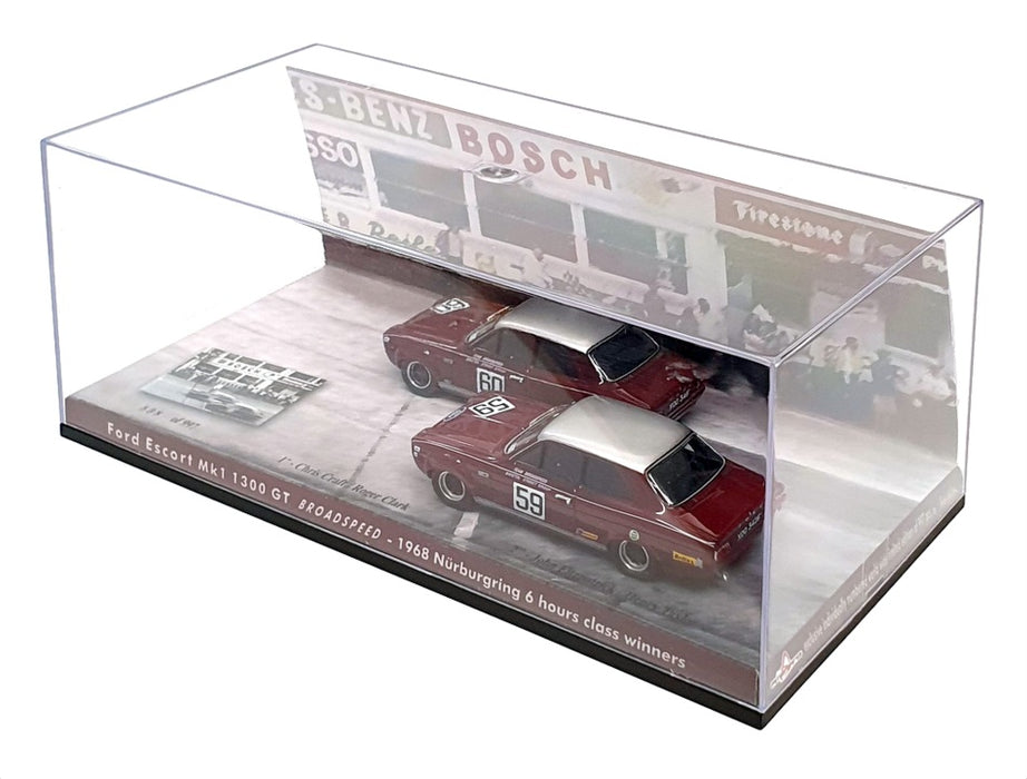 Trofeu 1/43 Scale TRAme01 Ford Escort Mk1 1300 GT 6h Class Winners N'gring 1968