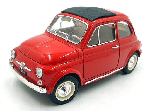 Burago 1/16 Scale Diecast 22426G - Fiat 500 - Red